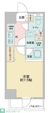CAVANA浅草の物件間取画像